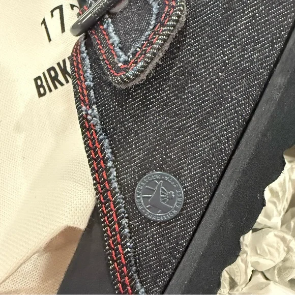 NEW with tags & box Authentic rare Brickenstock 1774 denim RARE - Picture 3 of 11